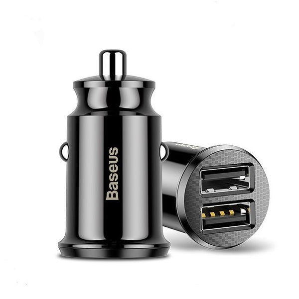 Baseus Dual Usb 3.1A Grain Car Charger