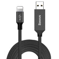 Baseus  Artistic Striped USB cable For iP 5m