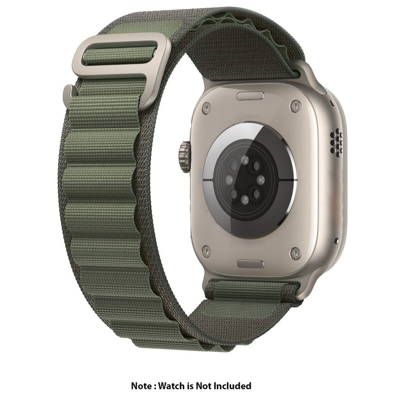 Green Colour Rugged Loop Apple Watch Band