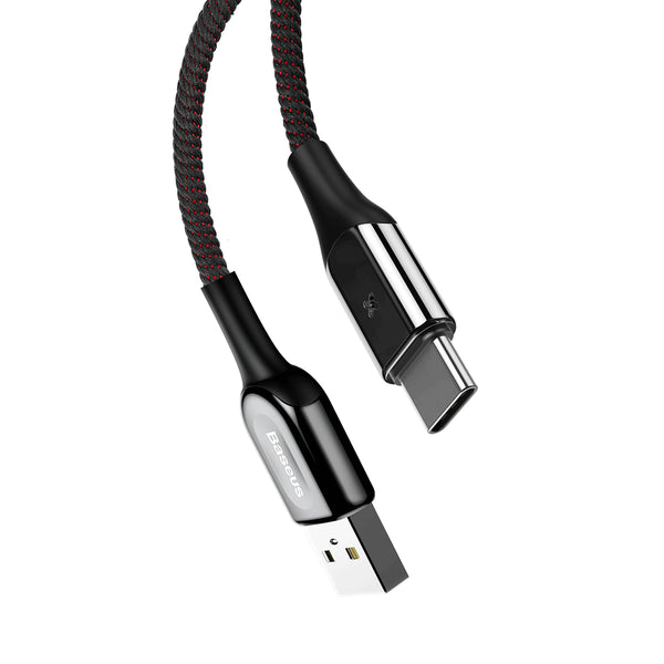 Baseus X-type Light Cable For Type-C 3A 1M