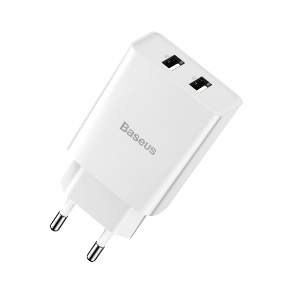 Baseus Dual USB Port Wall Charger with iP Cable