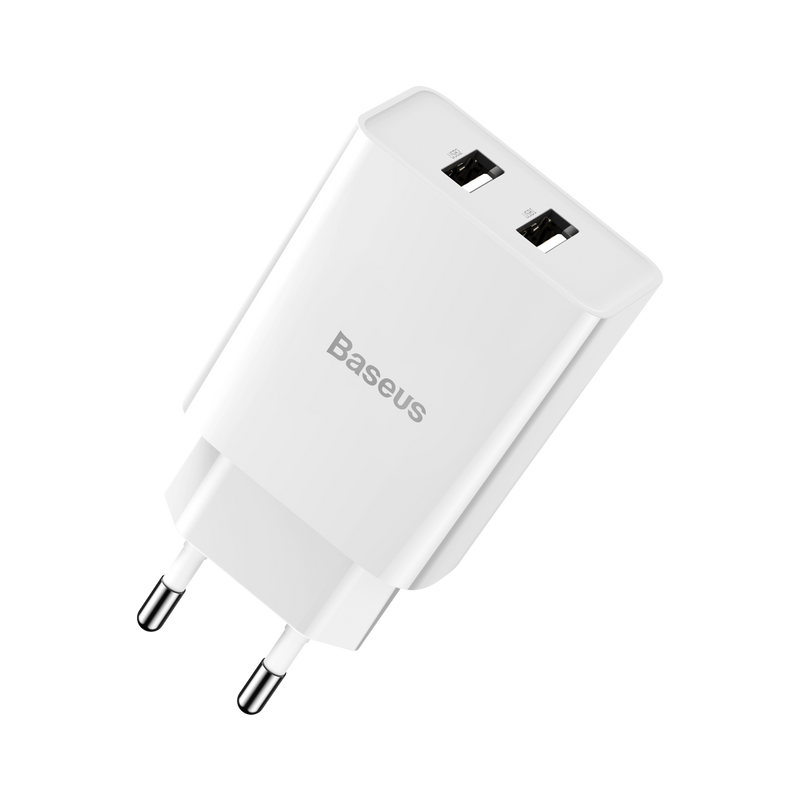 Baseus Dual USB Port Wall Charger with iP Cable