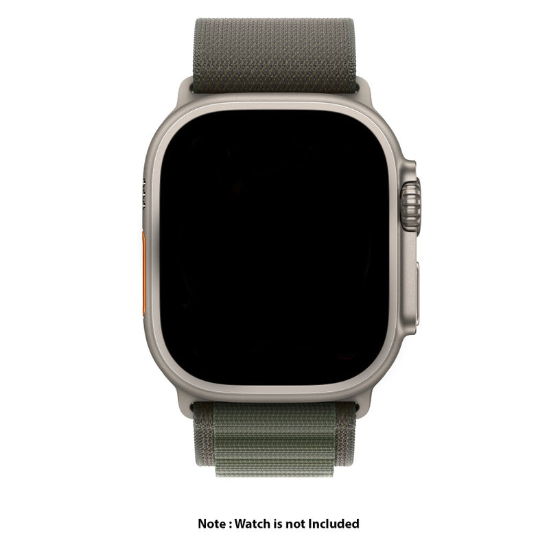 Green Colour Rugged Loop Apple Watch Band