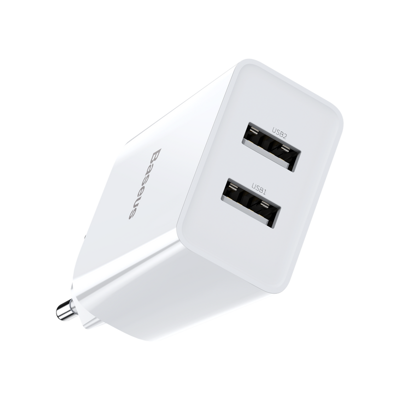 Baseus Dual USB Port Wall Charger with iP Cable