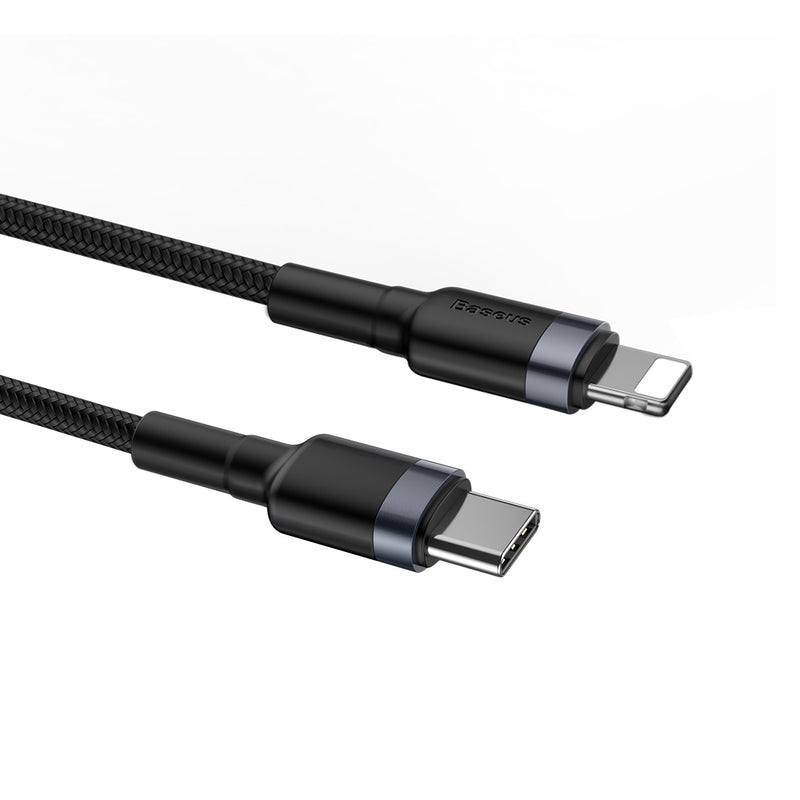 Baseus Cafule Cable Type-C to iP PD 20W 1m Gray+Black