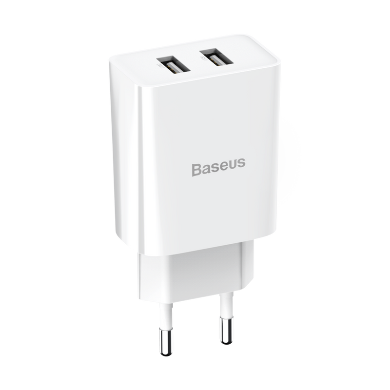 Baseus Dual USB Port Wall Charger with iP Cable