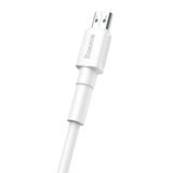 Baseus Mini White Cable USB For Micro 4A 1m