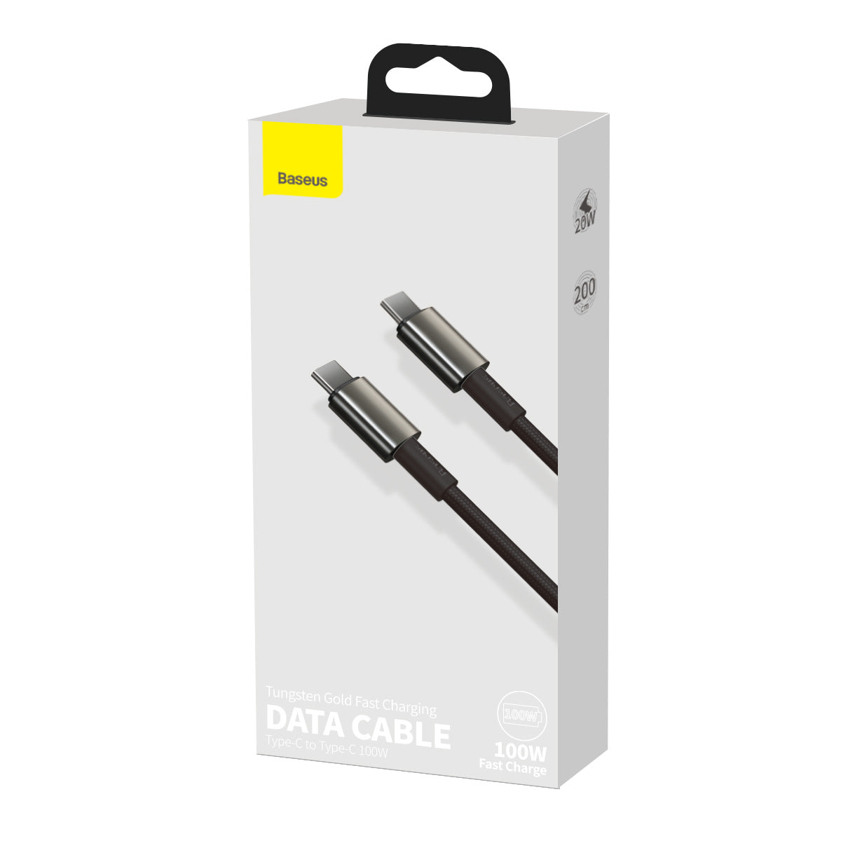 Baseus Tungsten Gold Type-C to Type-C 100W Fast charging Cable 2m