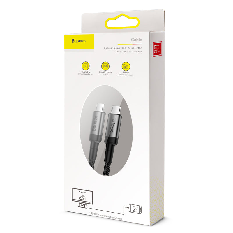 Baseus Cafule series Cable Type-C To Type-C PD3.1 Gen1 60W 1m
