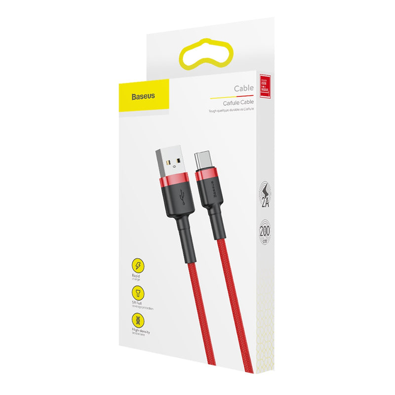 Baseus Cafule Type-C Cable 2m