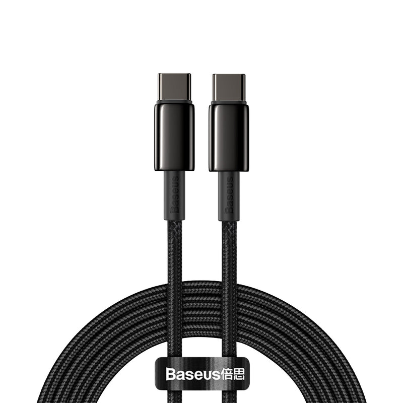 Baseus Tungsten Gold Type-C to Type-C 100W Fast charging Cable 2m