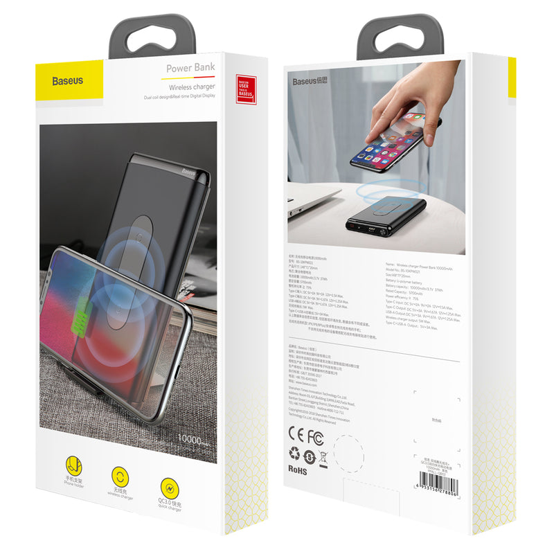 Baseus Wireless Power Bank 10000mAh
