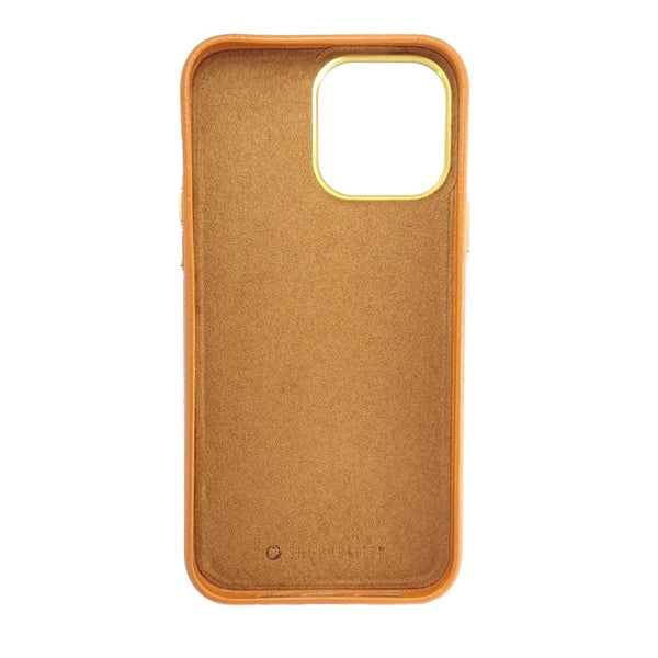 Brown PU Leather Case with Holder & Stand For iPhone 13 Series