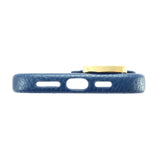 Blue PU Leather Case with Holder & Stand For iPhone 13 Series