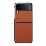 Pebble Real Leather Case for Samsung Flip 3