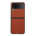 Pebble Real Leather Case for Samsung Flip 4