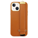 Brown PU Leather Case with Holder & Stand For iPhone 13 Series