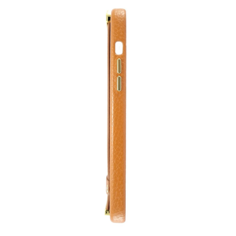 Brown PU Leather Case with Holder & Stand For iPhone 13 Series