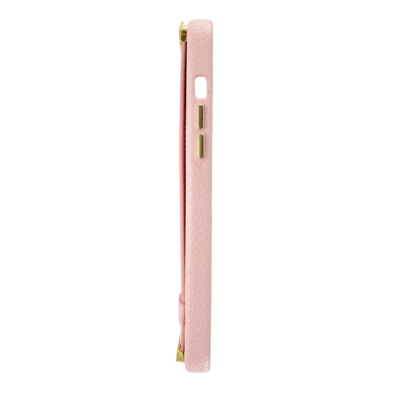 Pink Leather Case with Holder & Stand For iPhone 13 Series