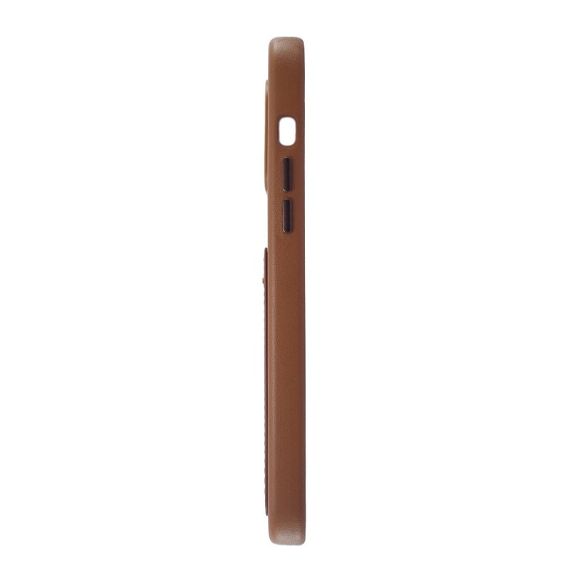 Brown PU Leather Wallet Case For iPhone 13 Series
