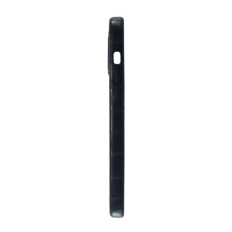 Black PU Leather Crocodile Case For iPhone 13 Series