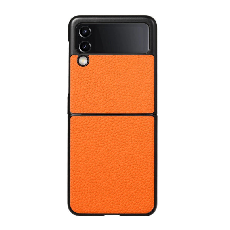 Pebble Real Leather Case for Samsung Flip 3