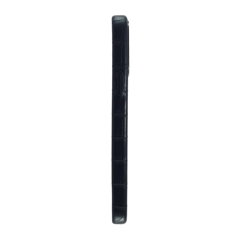 Black PU Leather Crocodile Case For iPhone 13 Series