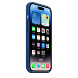 Navy Blue Silicon Phone Case for iPhone 14 Series