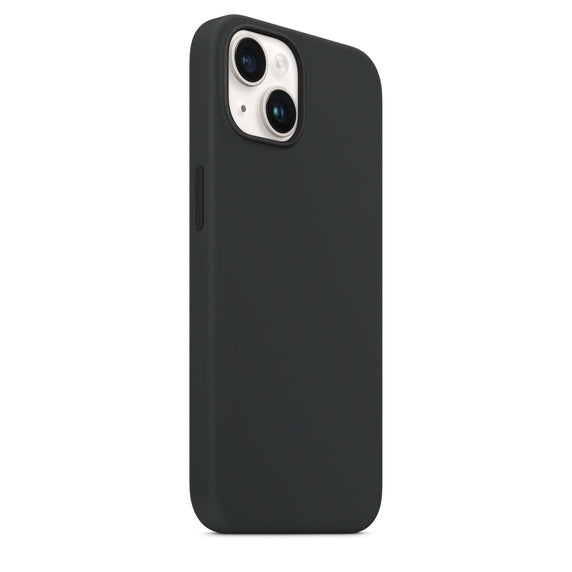 Charcoal Black Silicon Phone Case for iPhone 14 Series