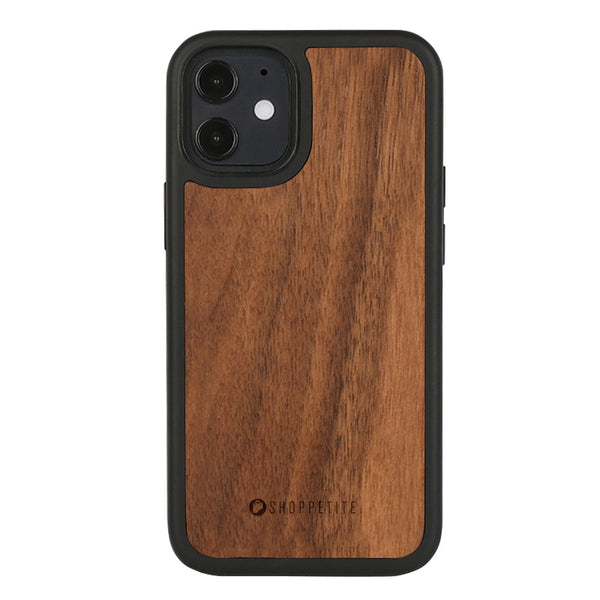 Real Walnut Wood Case For iPhone