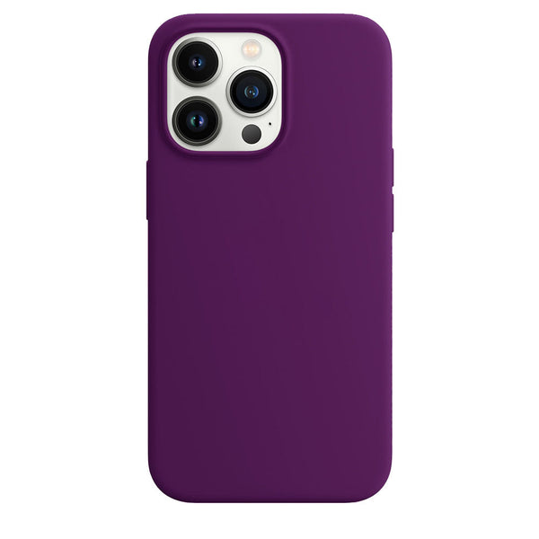 Purple Silicon Phone Case for iPhone 14 Series