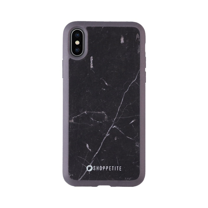Real Ebony Marble Case for iPhone